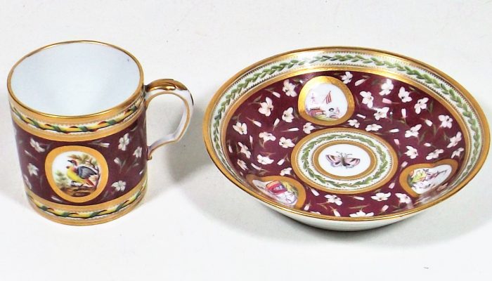 Sevres style cup & saucer secured £1650