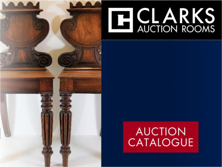 Catalogue of items in the next Clarks Auction Rooms auction