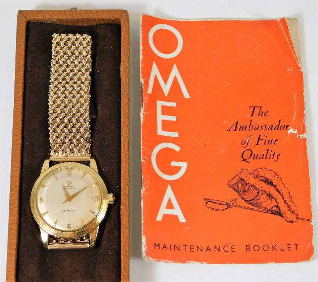 Omega gold watch SOLD £1050