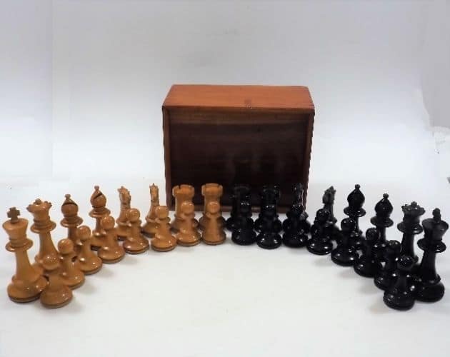 19thC. Ivory chess set with losses sold £500