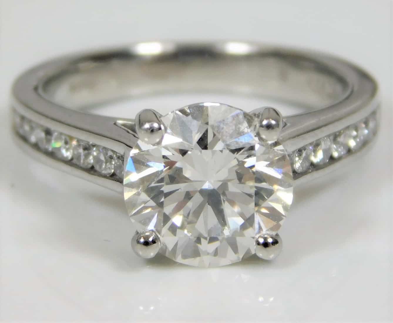 3ct VVS2 diamond ring SOLD £39000