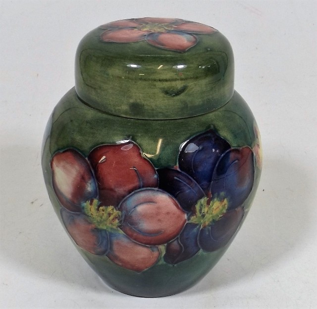 A small Moorcroft pottery ginger jar SOLD £190