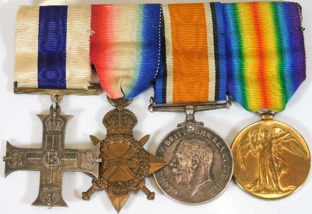 A small WW1 Military cross Yeomanry group SOLD £1100