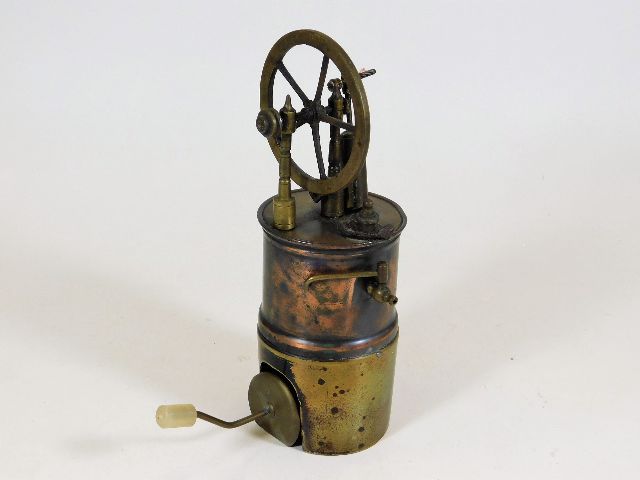 A small brass steam engine SOLD £150