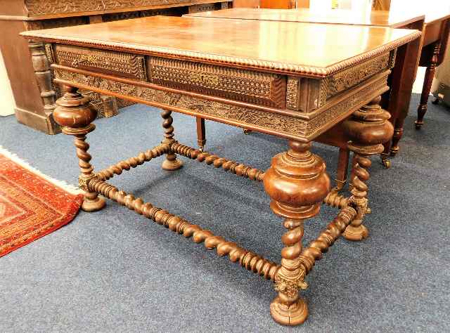 An 18thC. Portuguese library table AF SOLD £640