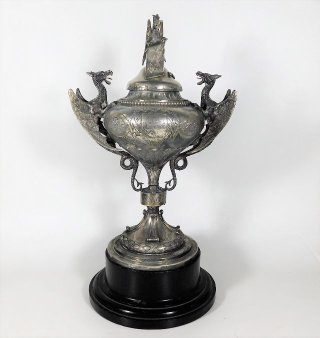 An early 20thC silver shooting trophy SOLD £1700