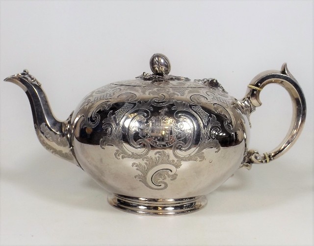 A Victorian silver teapot £560