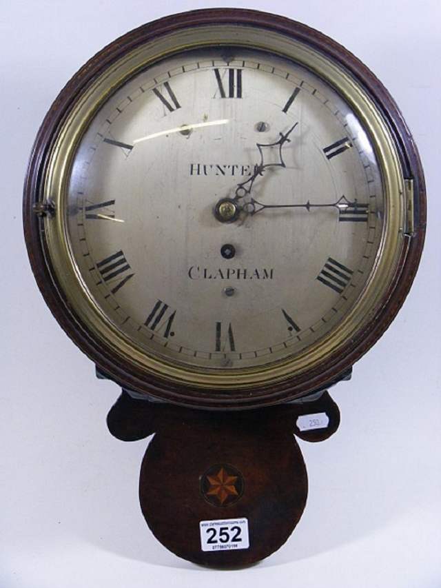 Regency period Fusee clock SOLD £1550