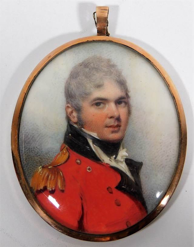 Vice Admiral Richard Crozier miniature SOLD £4200