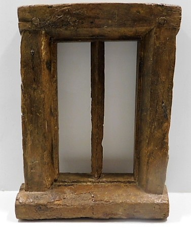 A 15thC. Medieval wooden window 23.5in x 17.25in SOLD £310