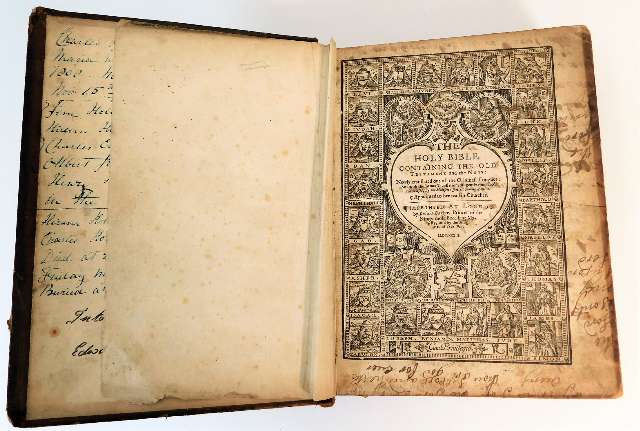 A 17thC. bible dated 1631 by Robert Barker SOLD £600