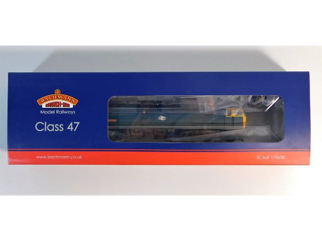 A boxed 00 gauge Bachmann model train BM 31-655TL Class 47 47625 City Of Truro SOLD £140