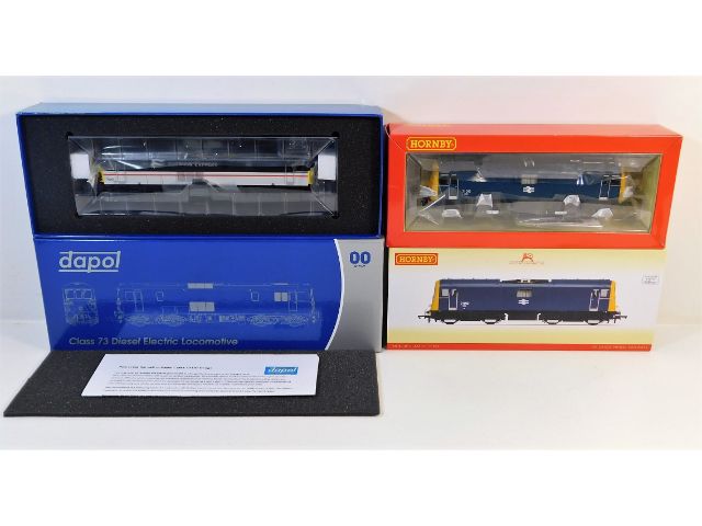 A boxed 00 gauge Hornby BR Blue Class 71 twinned with a boxed Dapol 00 Gauge Class Diesel Electric Locomotive Gatwick Express SOLD £120