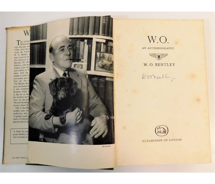 Signed W. O. Bentley book SOLD £460