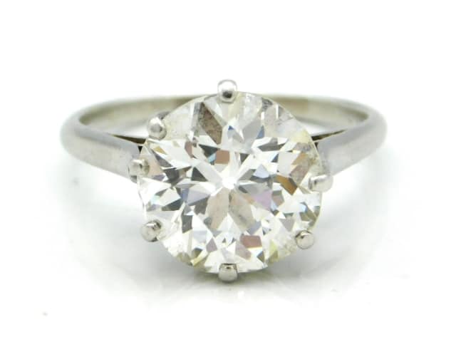 4ct diamond ring SOLD £25000
